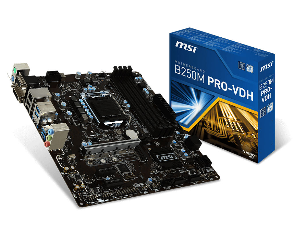 Brand NEW MSI B250M PRO-VDH Intel B250 LGA1151 Micro ATX motherboard